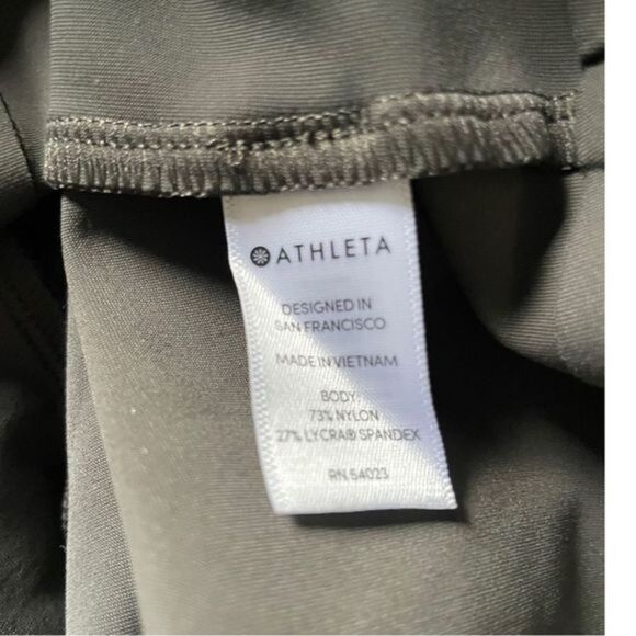 Athleta Madison Moto Tight Pants Arbor Size 4P High‎ Rise Activewear - Picture 15 of 15